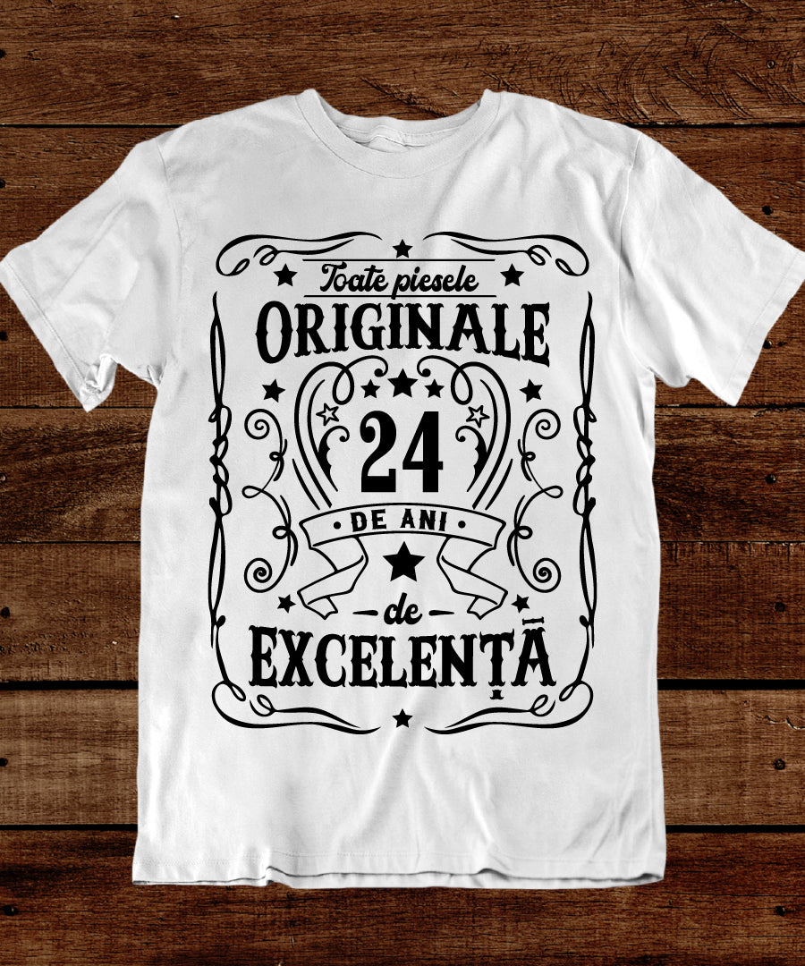 Tricou Cadou 24 de Ani | Zi De Naștere