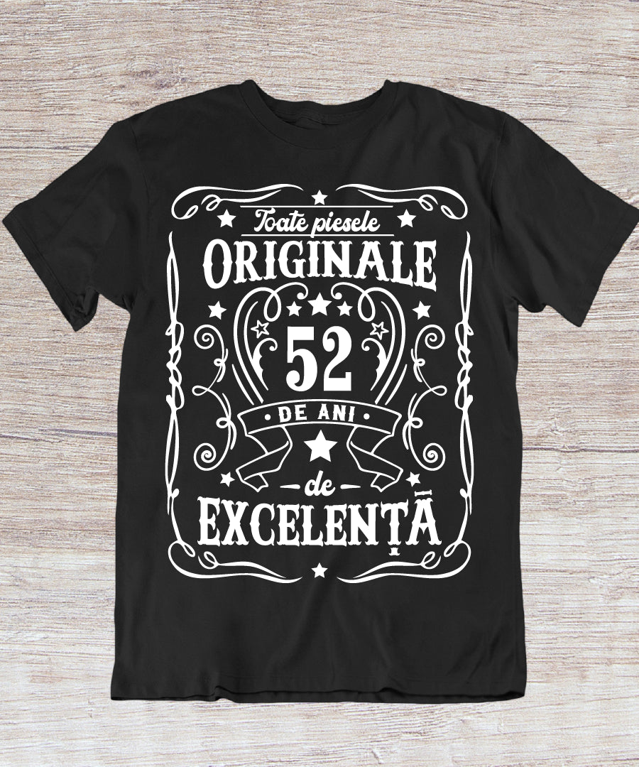 Tricou Cadou 52 de Ani | Zi De Naștere