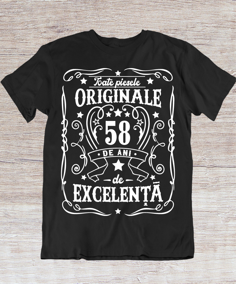 Tricou Cadou 58 de Ani | Zi De Naștere