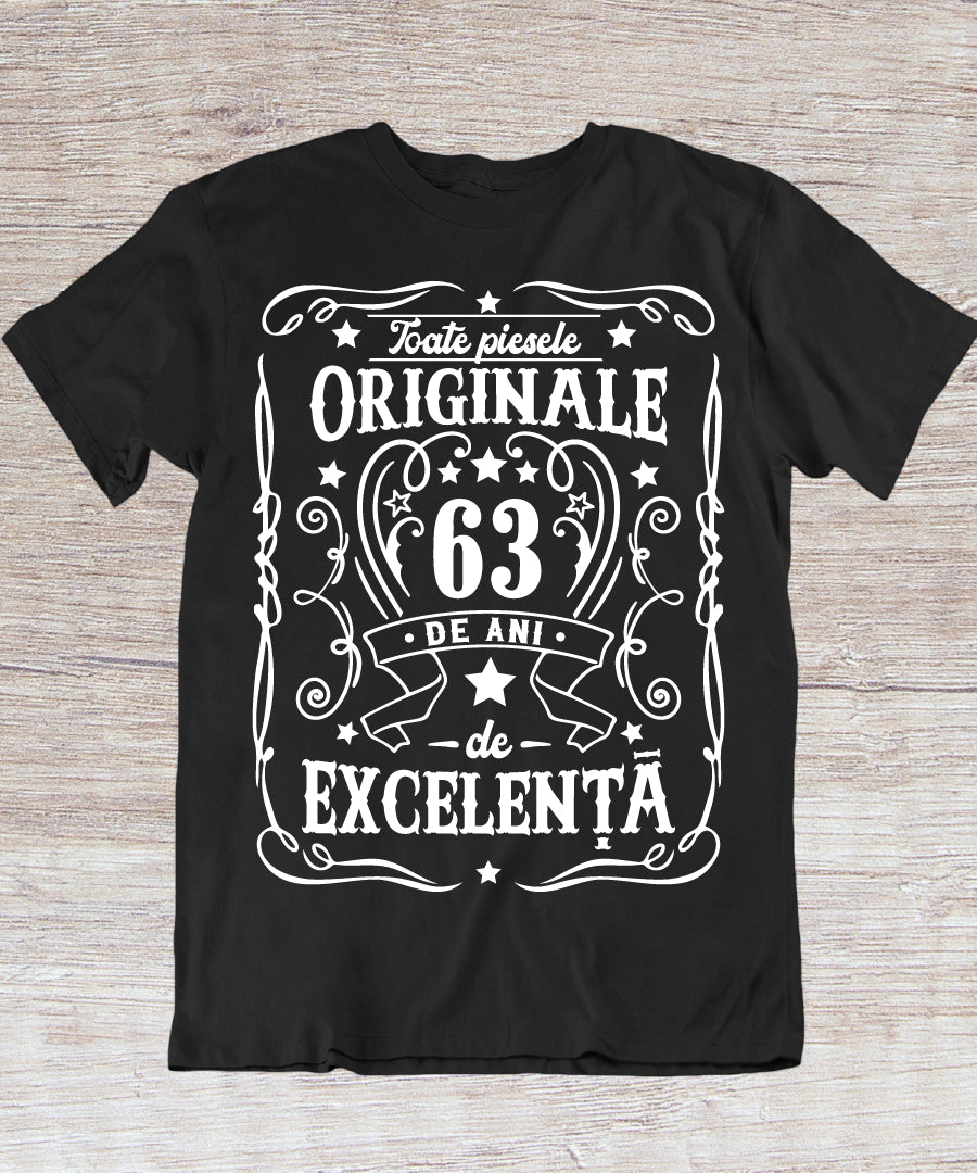 Tricou Cadou 63 de Ani | Zi De Naștere