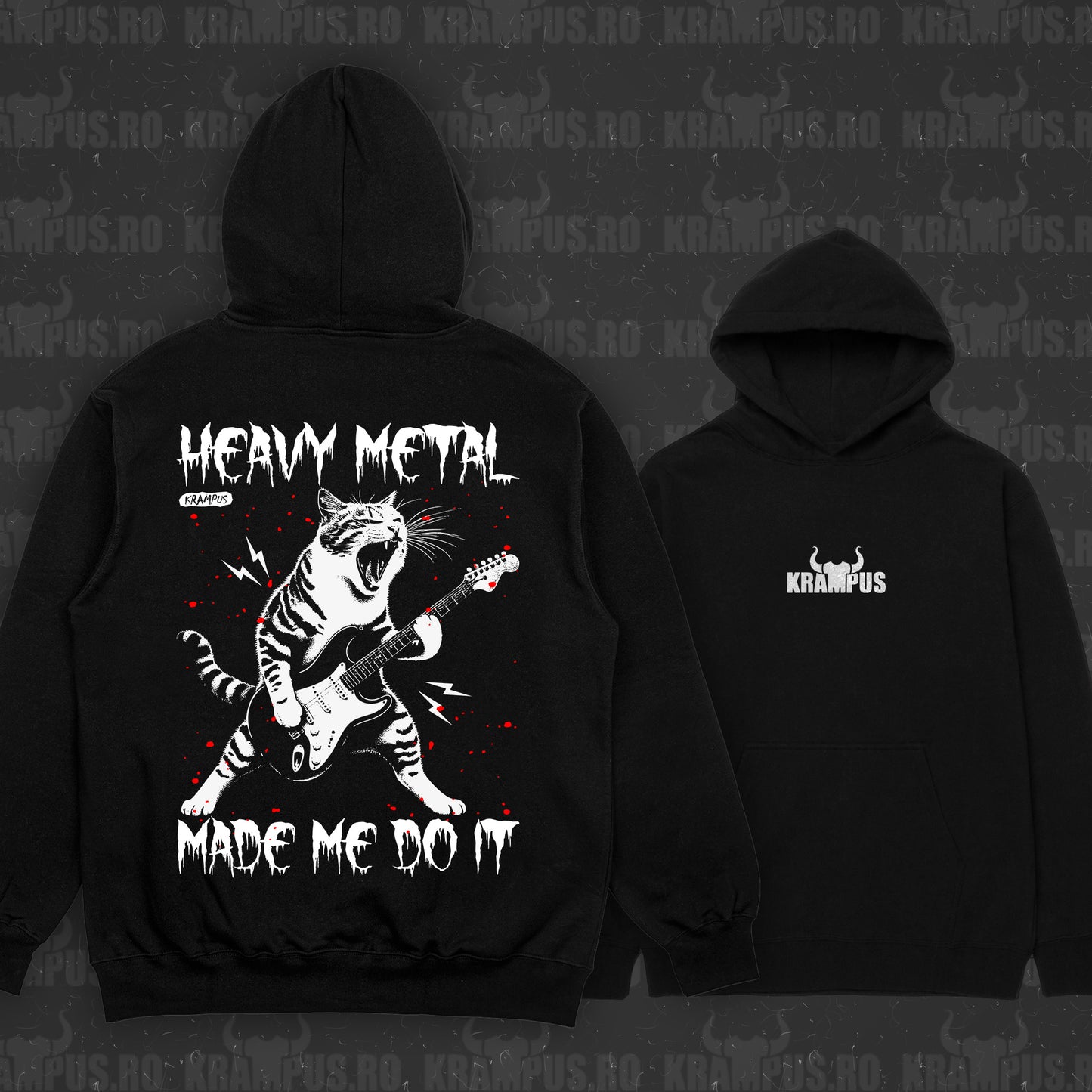 Hanorac Heavy Metal Made Me Do It