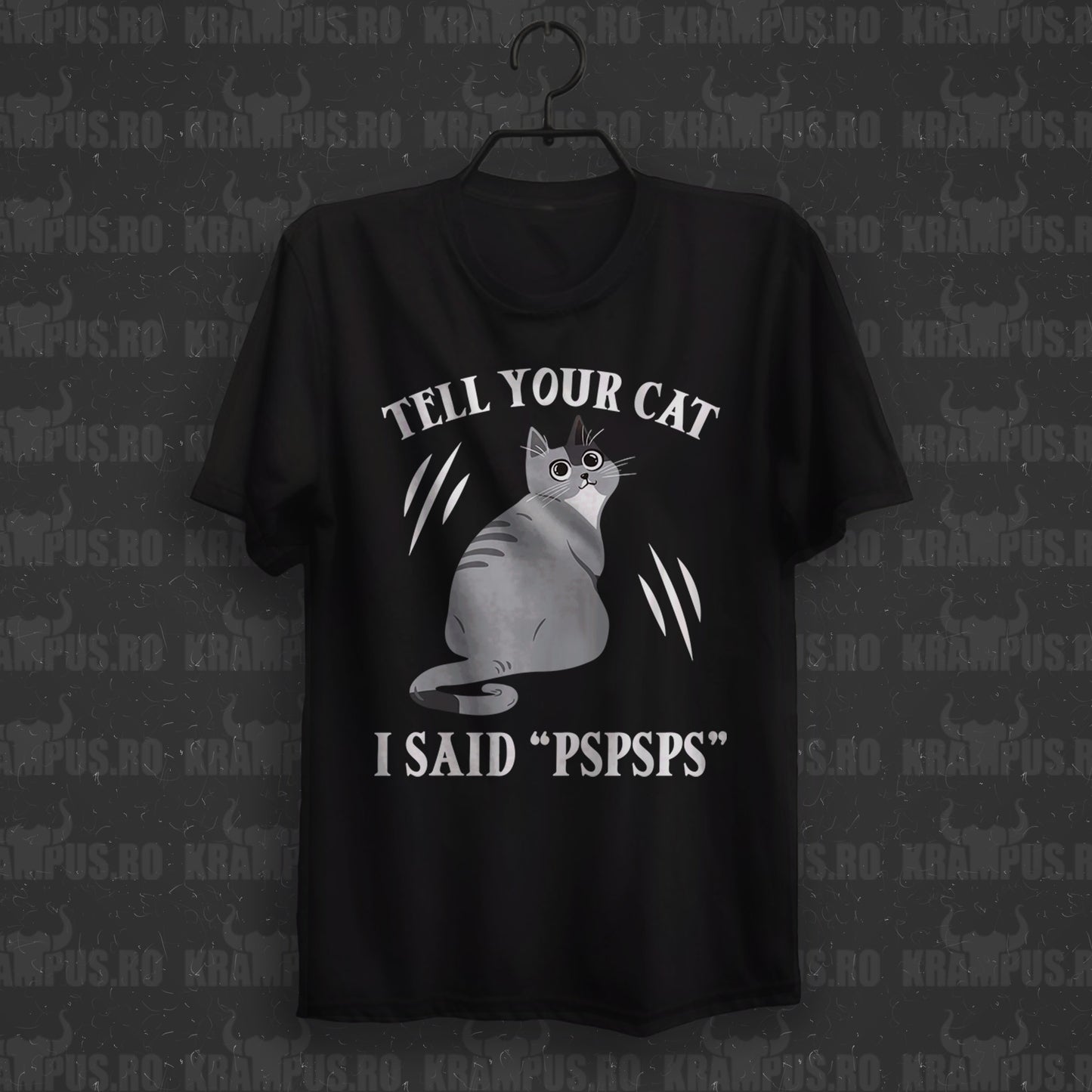 Tricou Cat "PS PS PS"