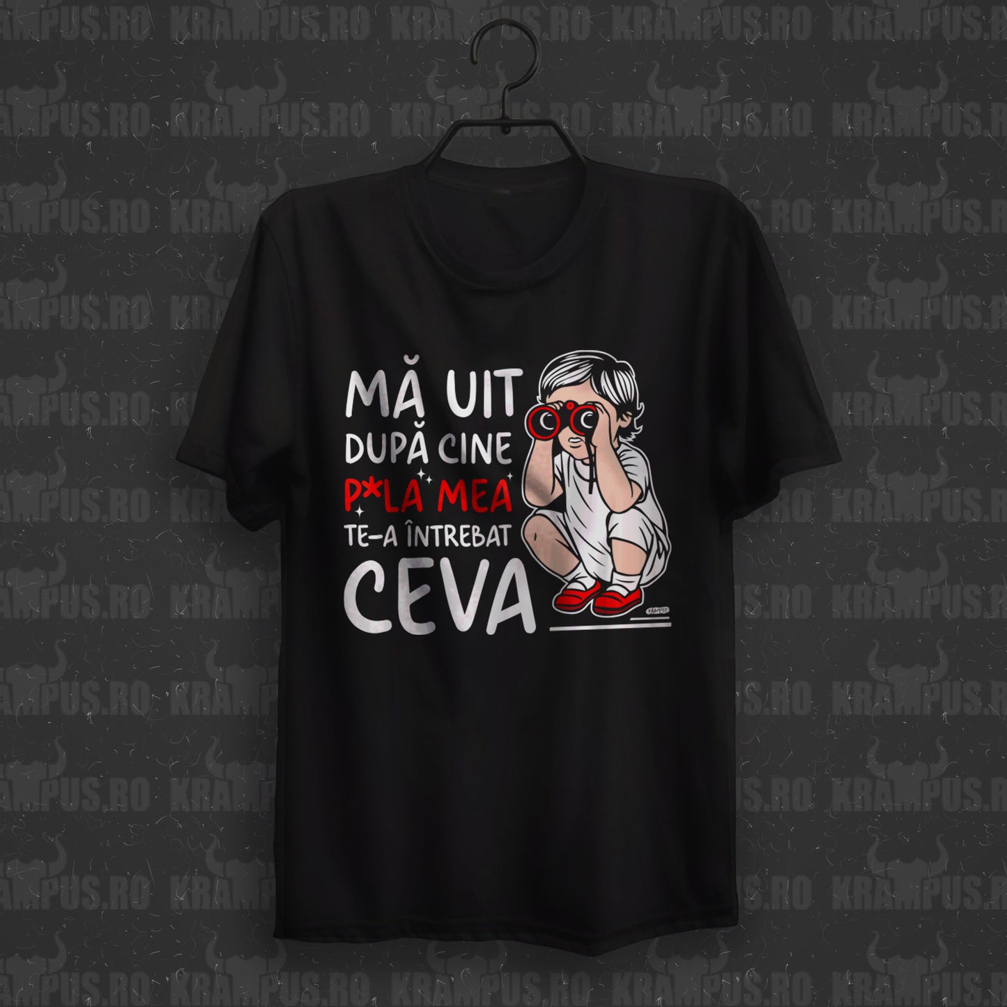 Tricou Cine Te-a Întrebat Ceva