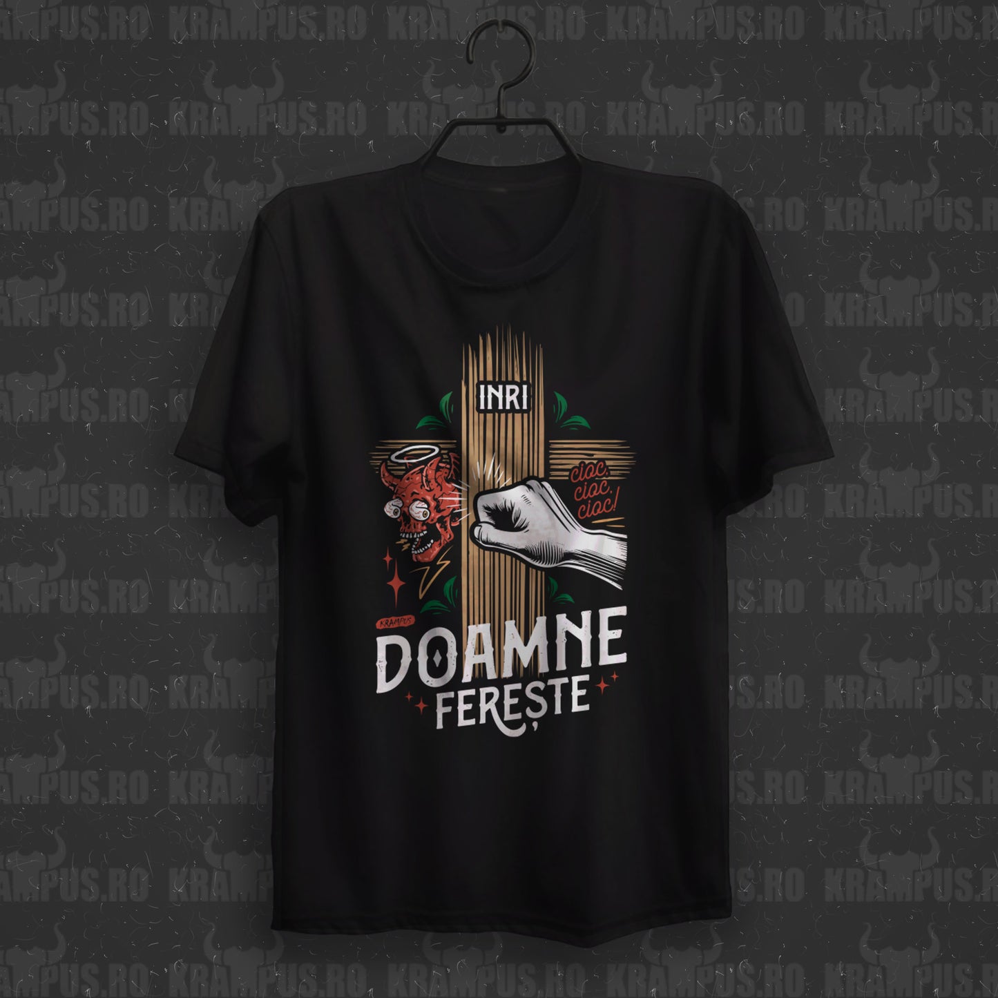Tricou Doamne Fereste - Cruce