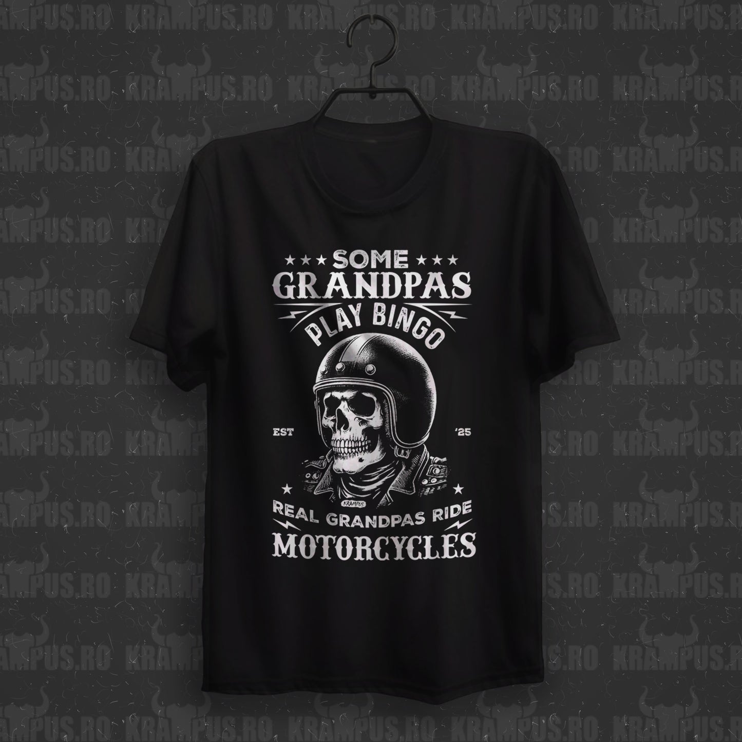 Tricou Grandpa Rides Motorcycles