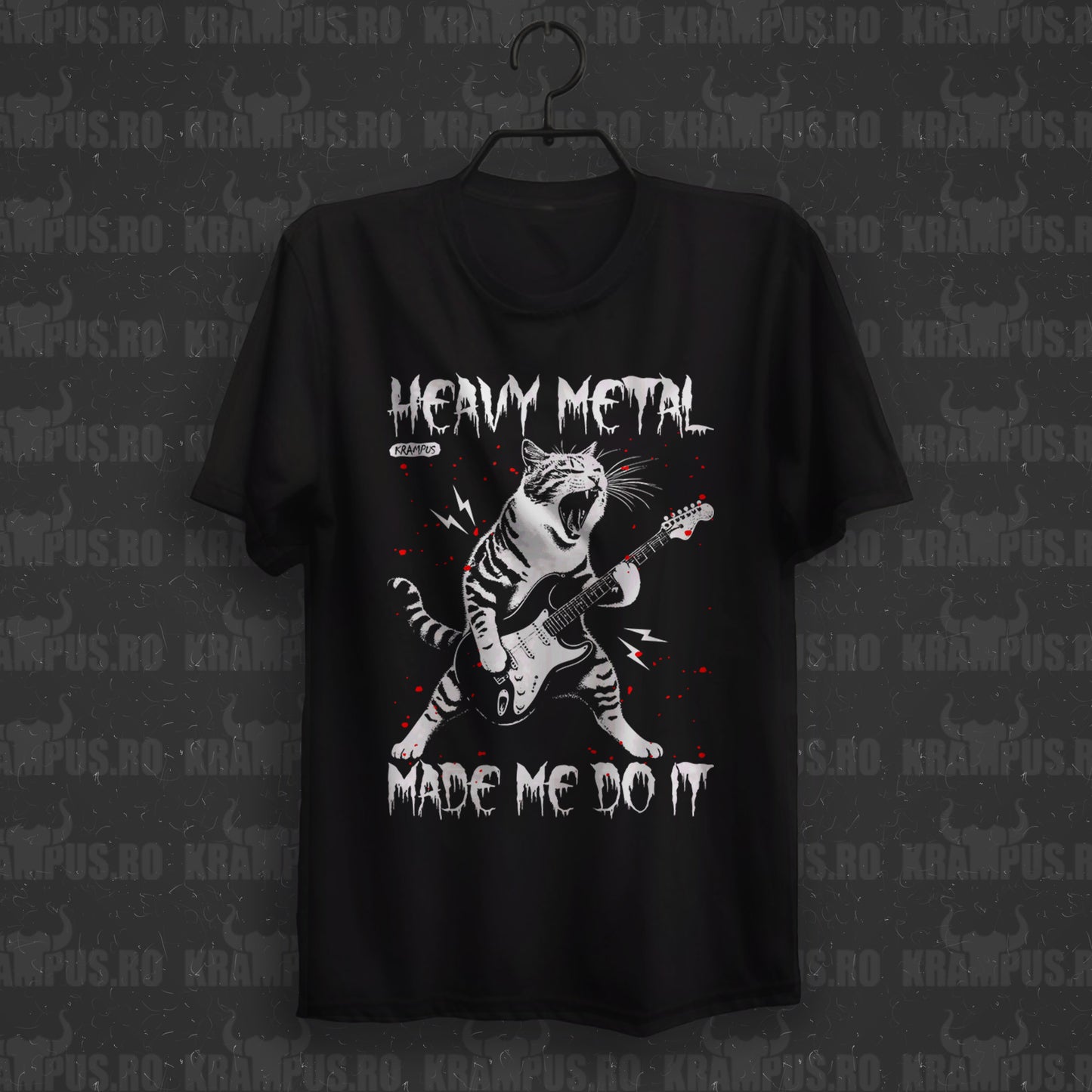 Tricou Heavy Metal Made Me Do It