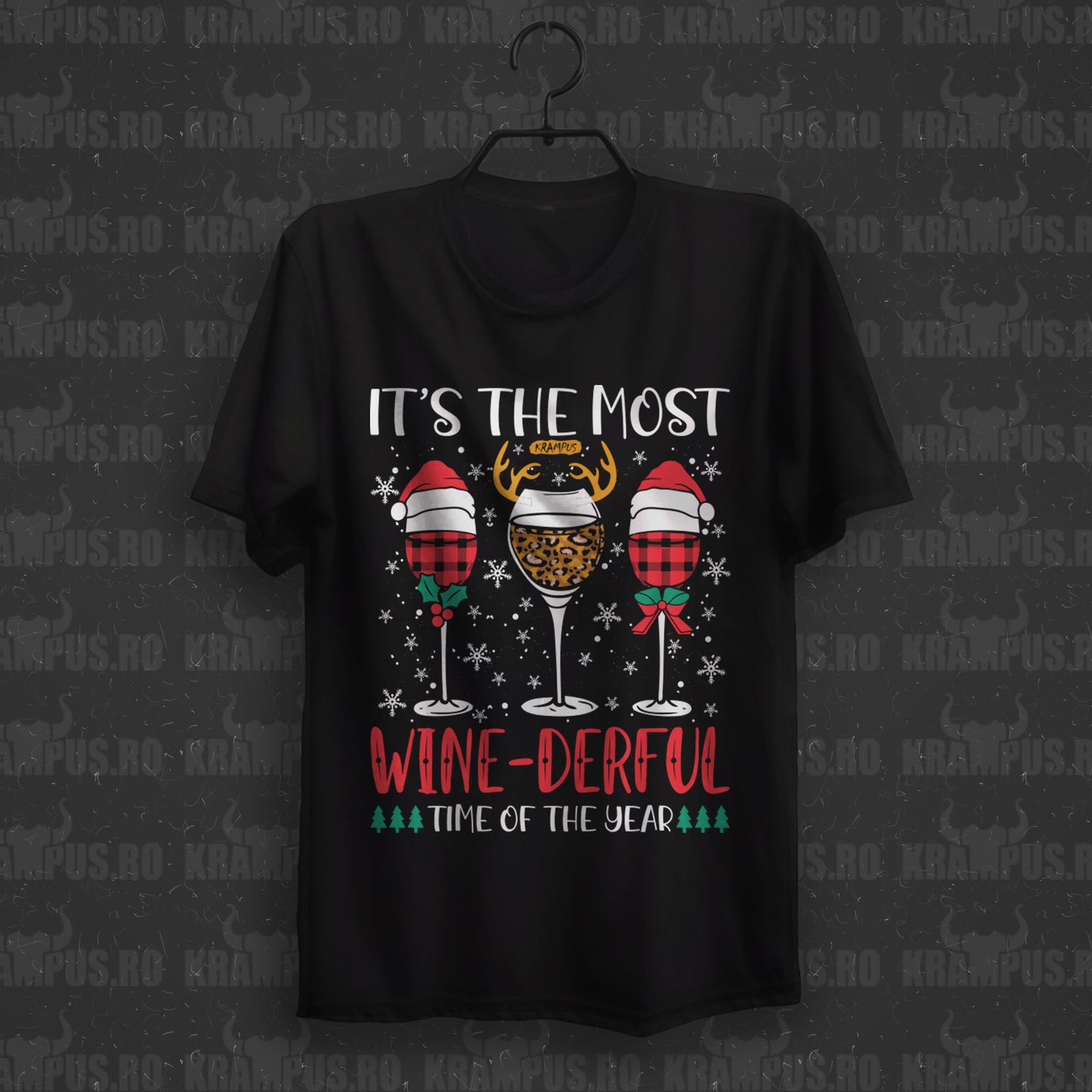 Tricou It's The Most Wine-derful Time Of The Year Glasses