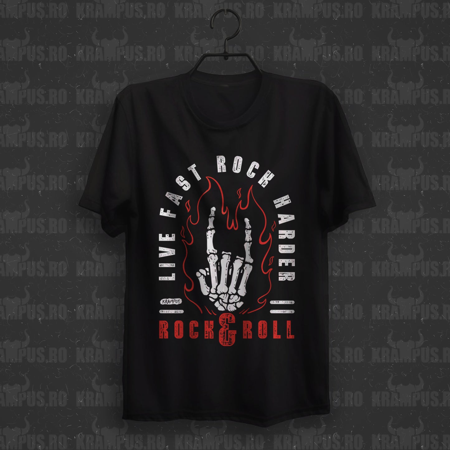 Tricou Live Fast Rock Harder