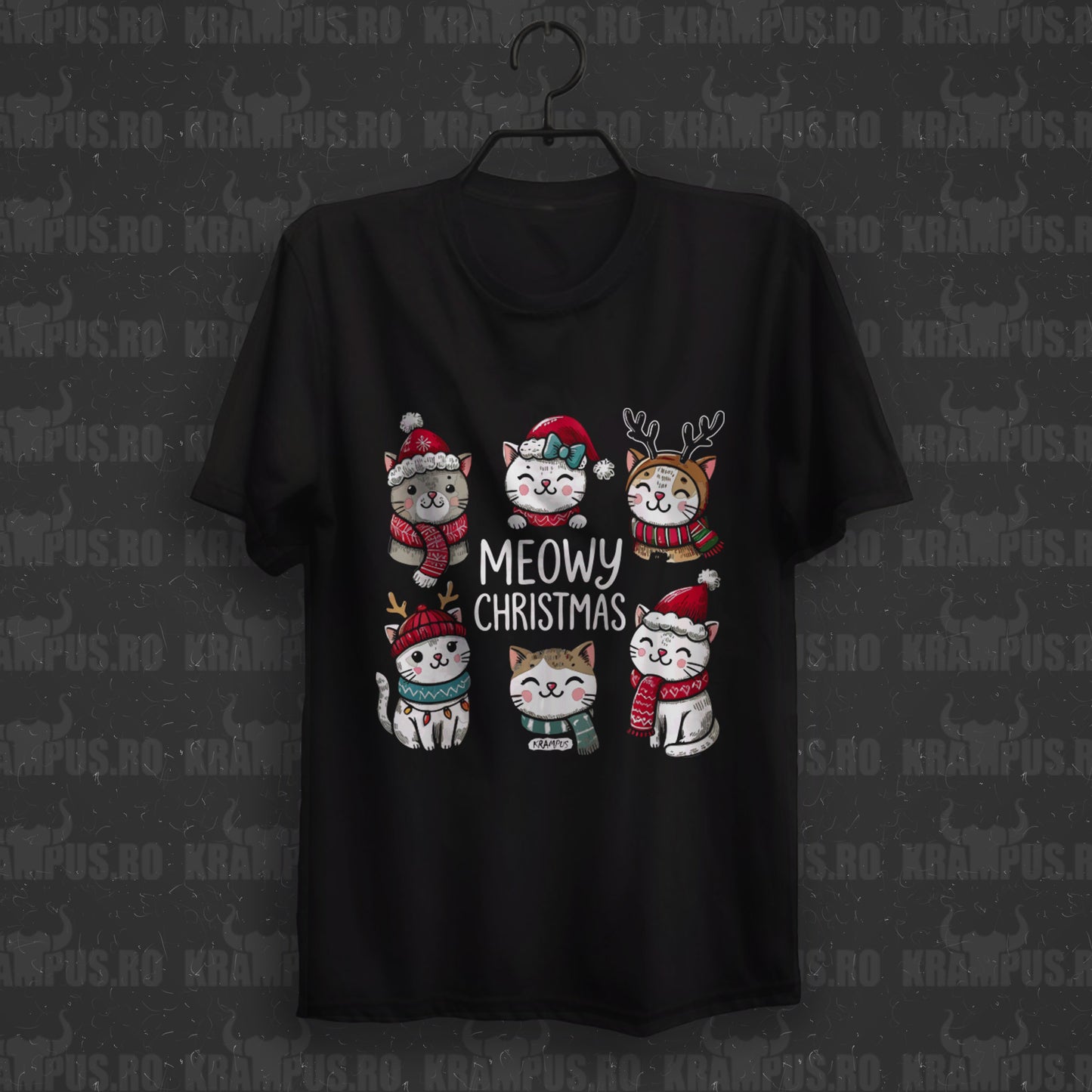 Tricou Meowy Christmas