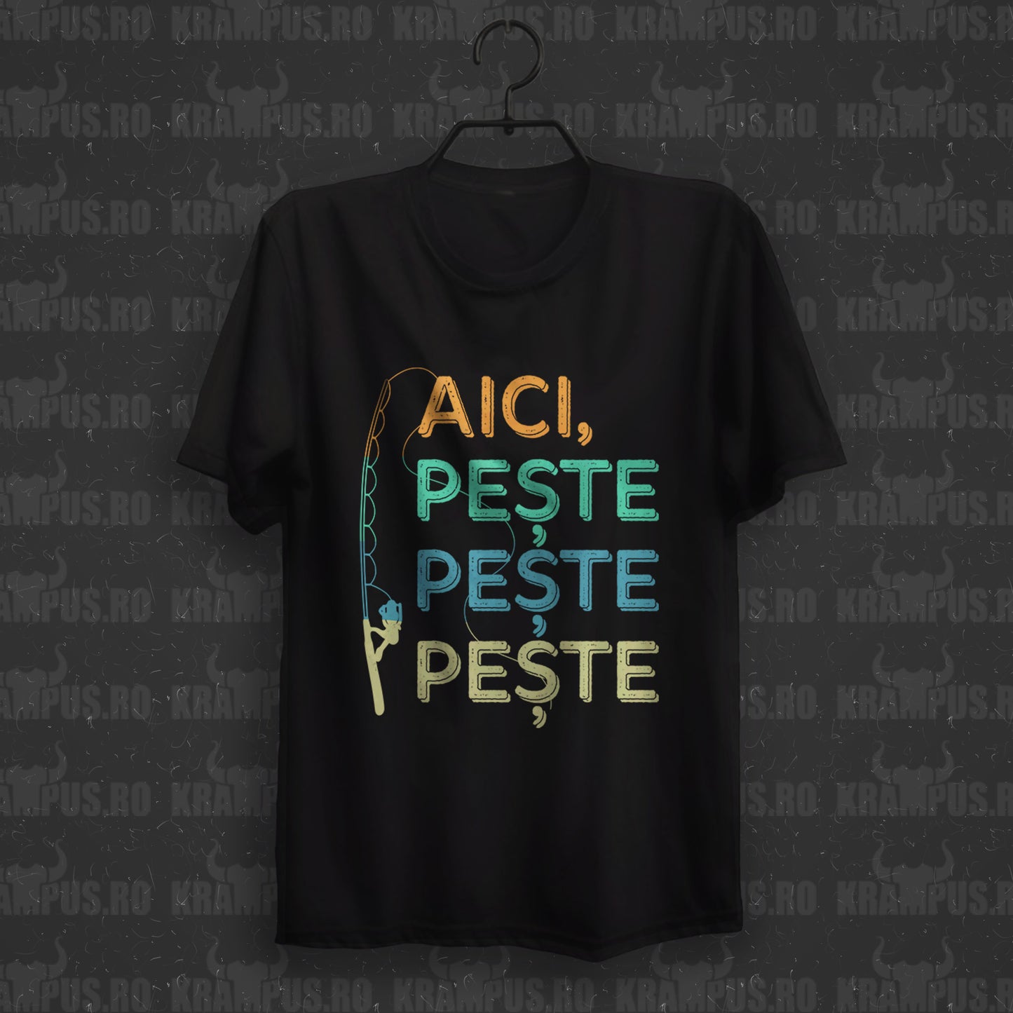 Tricou Aici Pește
