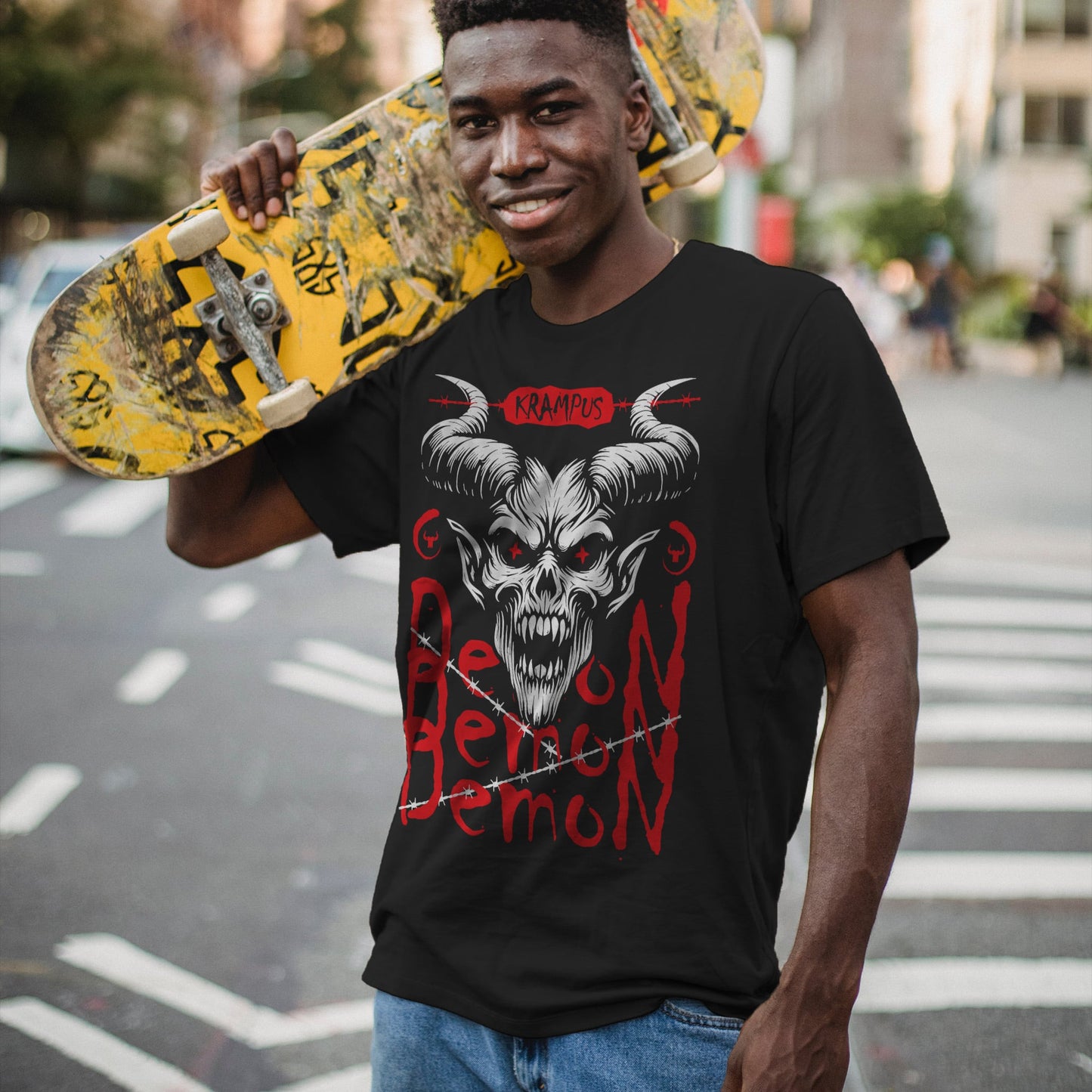 Demon Craniu Tricou Unisex