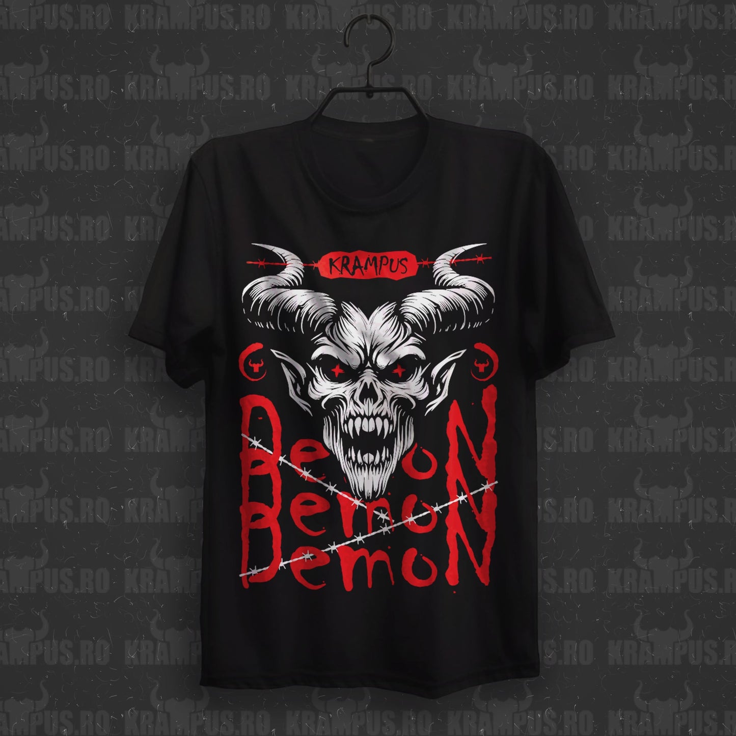 Demon Craniu Tricou Unisex