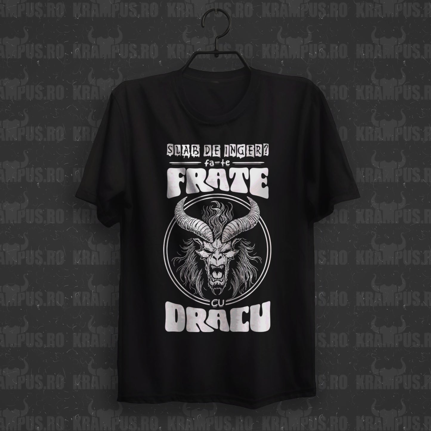 Slab de Înger? Fa-te Frate Cu Dracu Tricou Unisex - Cadou