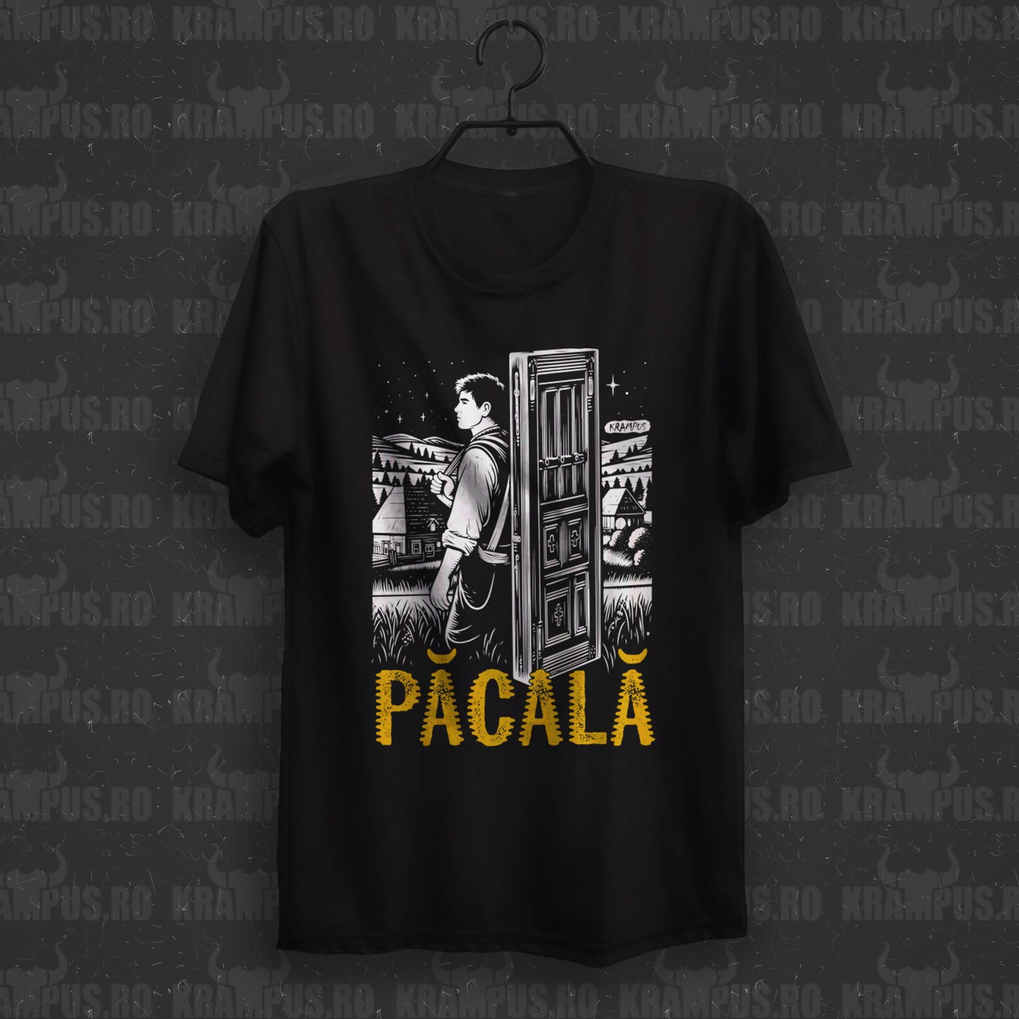 Tricou Păcală Galben
