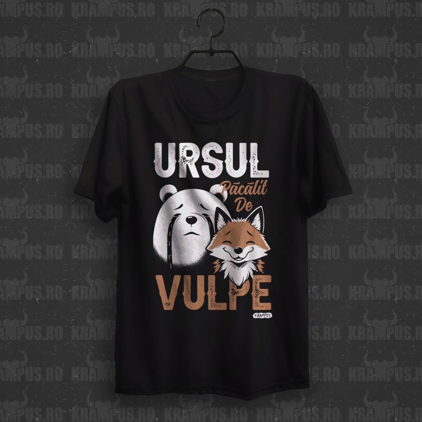 Tricou Ursul Păcălit de Vulpe Portret