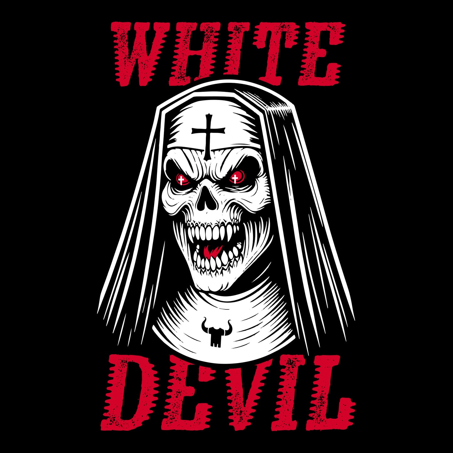 Tricou White Devil