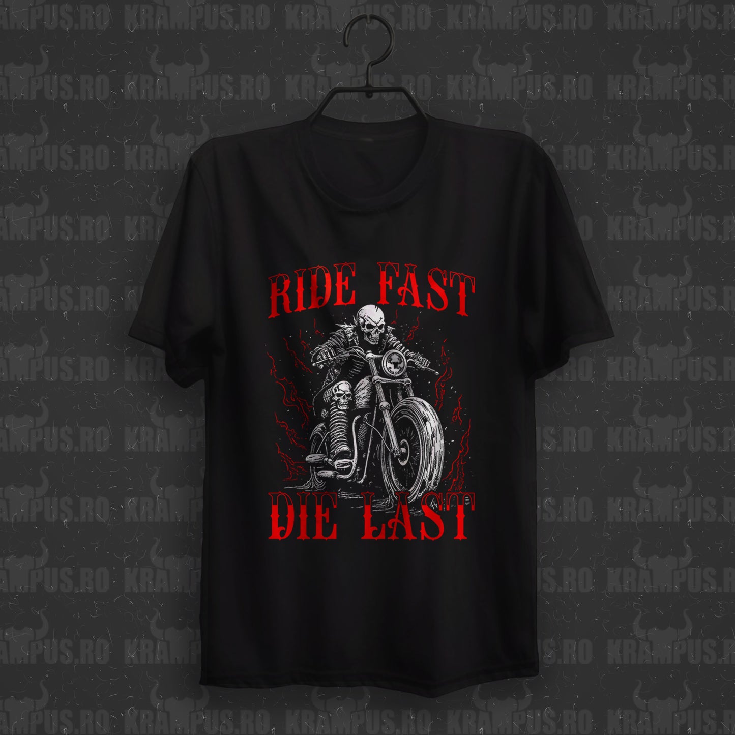 Tricou Ride Fast Die Last