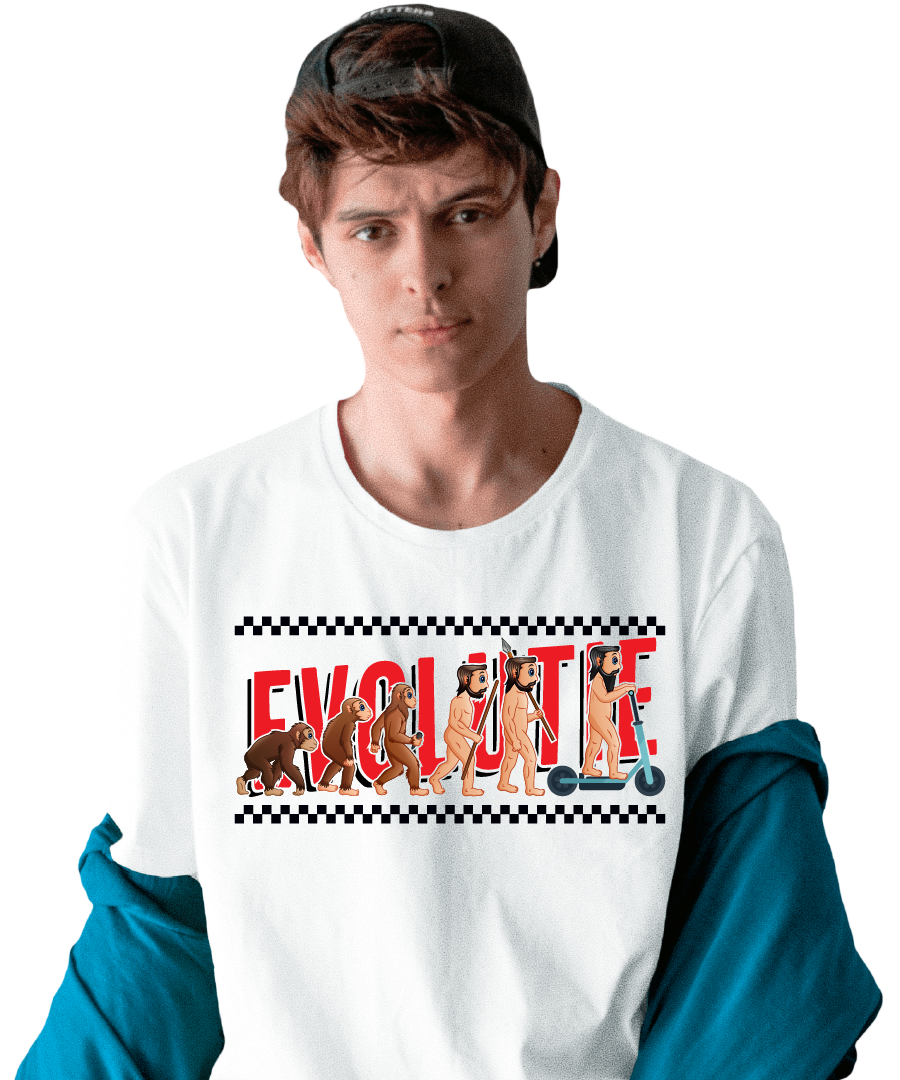 Tricou Evolutie - Bicicletă Electrică