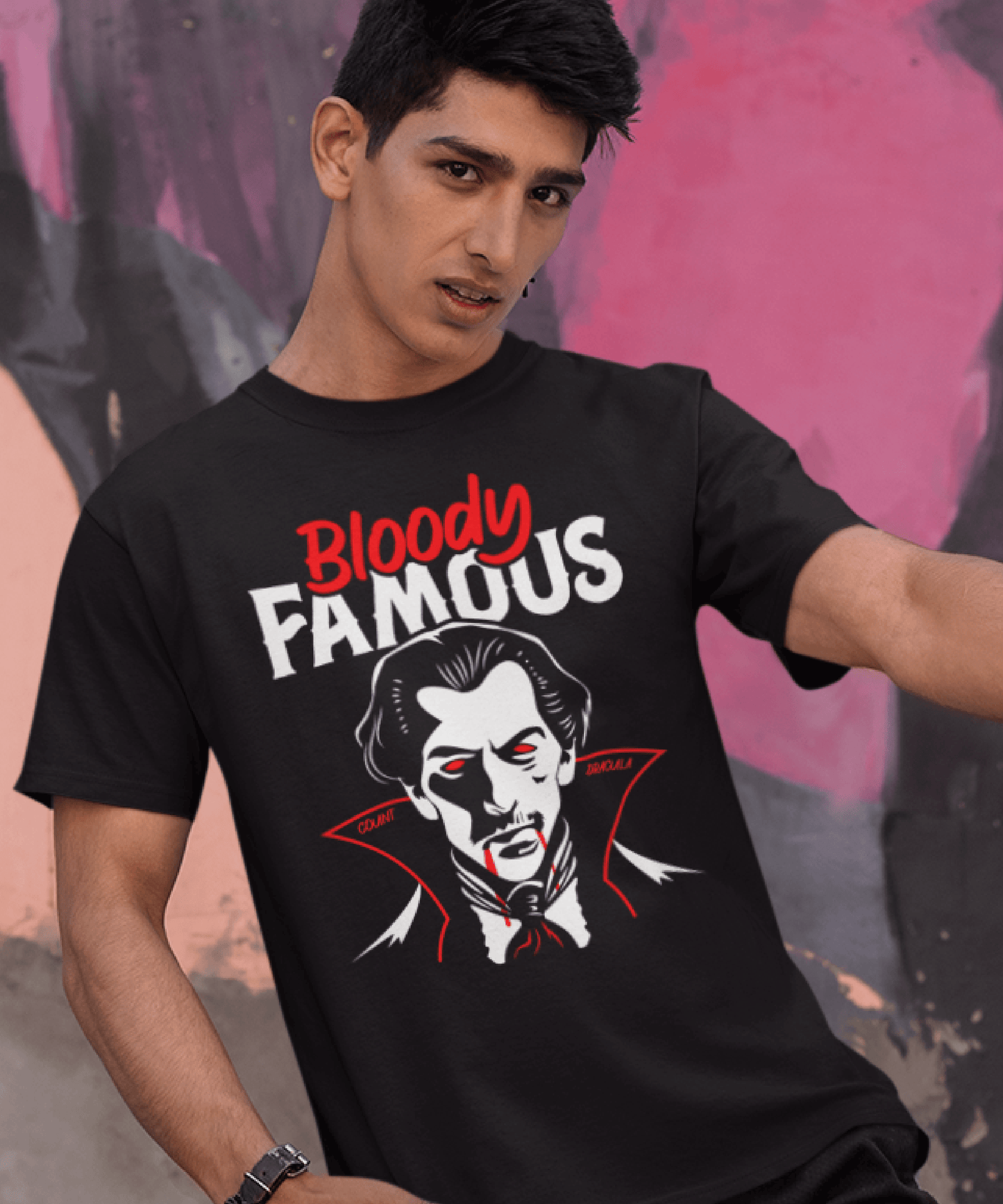 Dracula - Bloody Famous - Cadou Transilvania Tricou Unisex