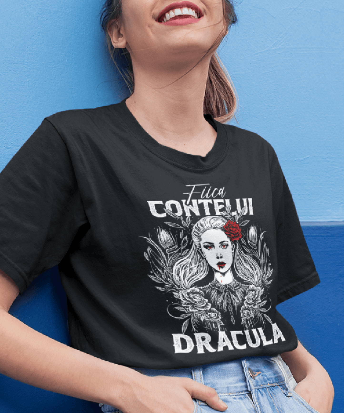 Fiica Contelui Dracula Cadou Transilvania Tricou Unisex