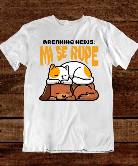 Tricou Mi Se Rupe - Câine și Pisică