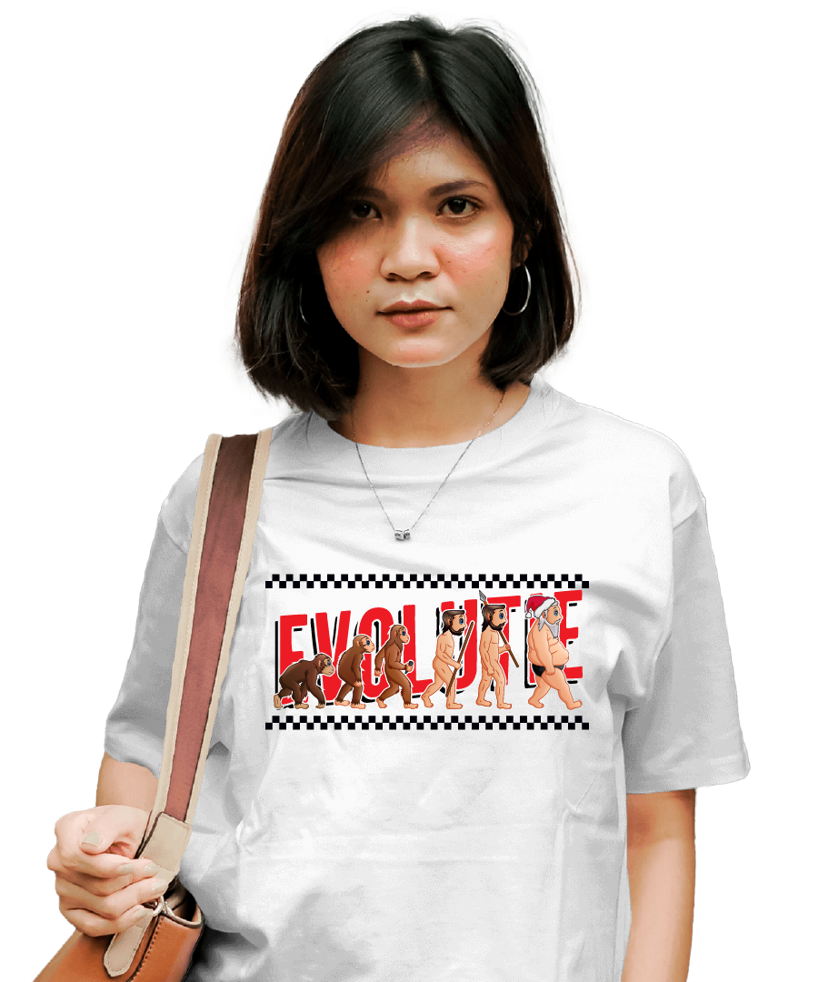 Tricou Evolutie - Mos Craciun