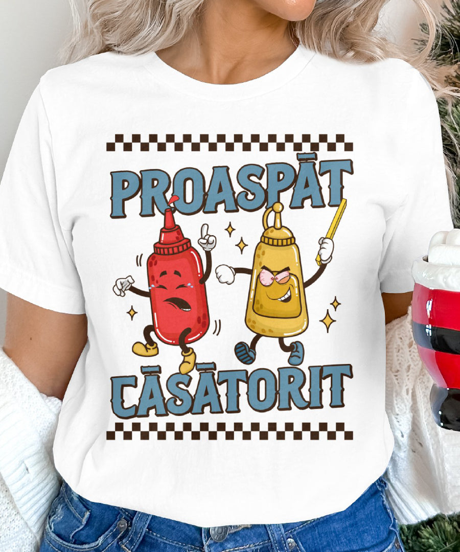 Tricou Unisex Proaspăt Căsătorit