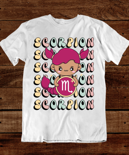 Tricou Unisex Zodia Scorpion - Octombrie Noiembrie - Cadou zi de nastere
