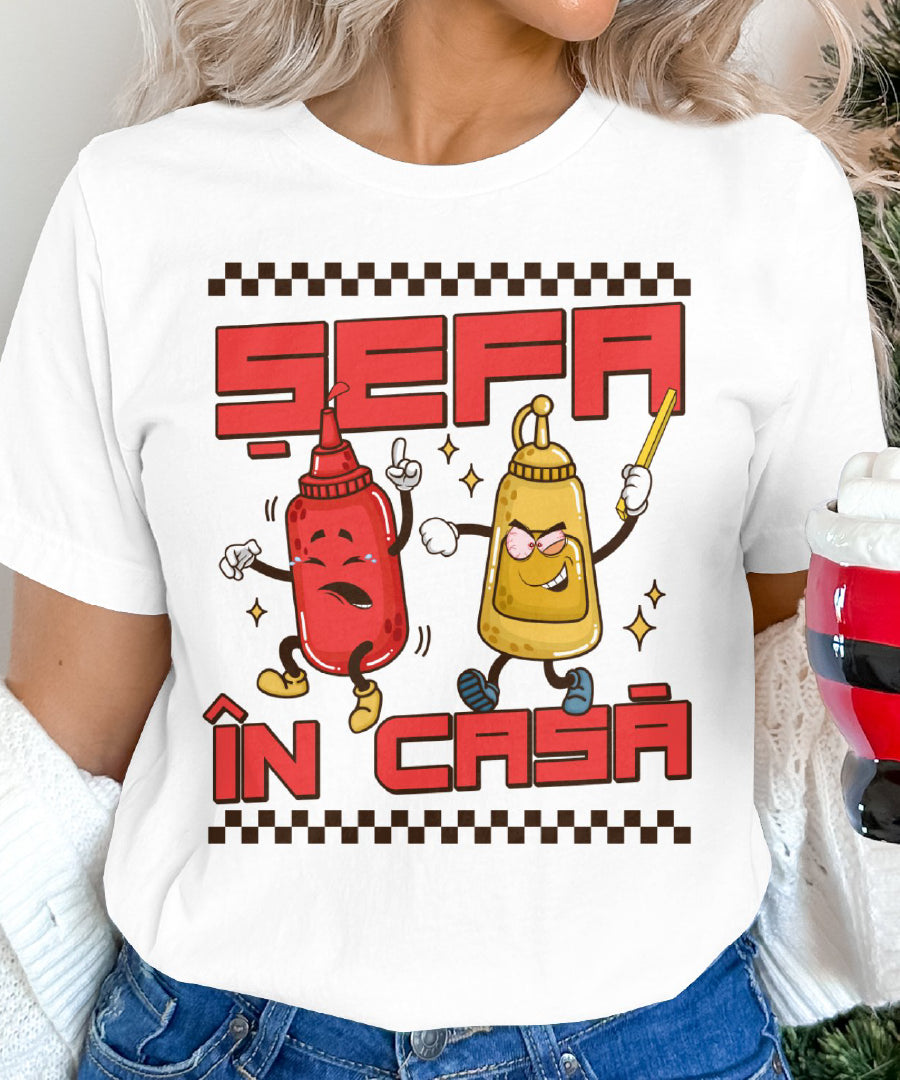 Tricou Unisex Șefa în casă