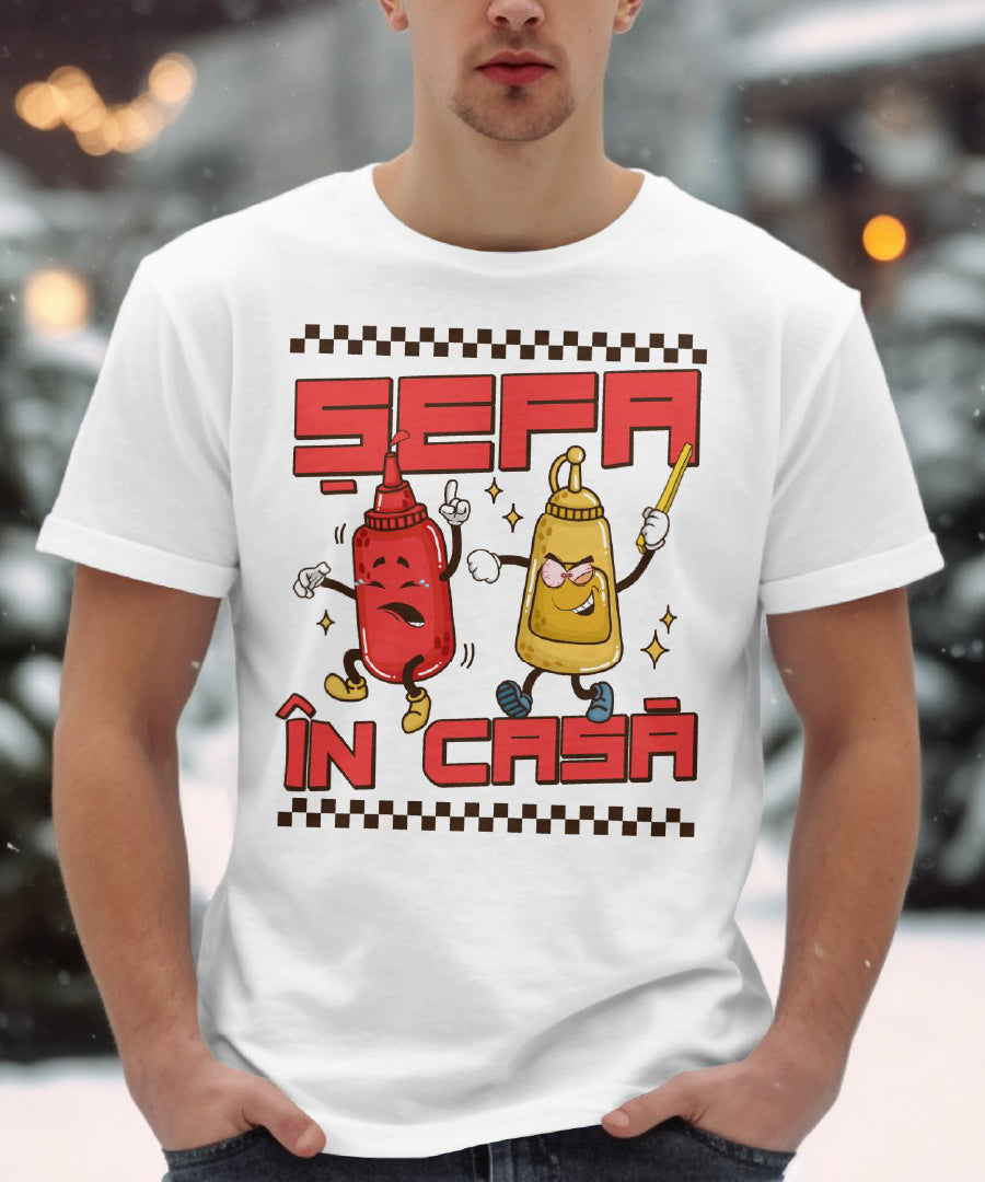Tricou Unisex Șefa în casă