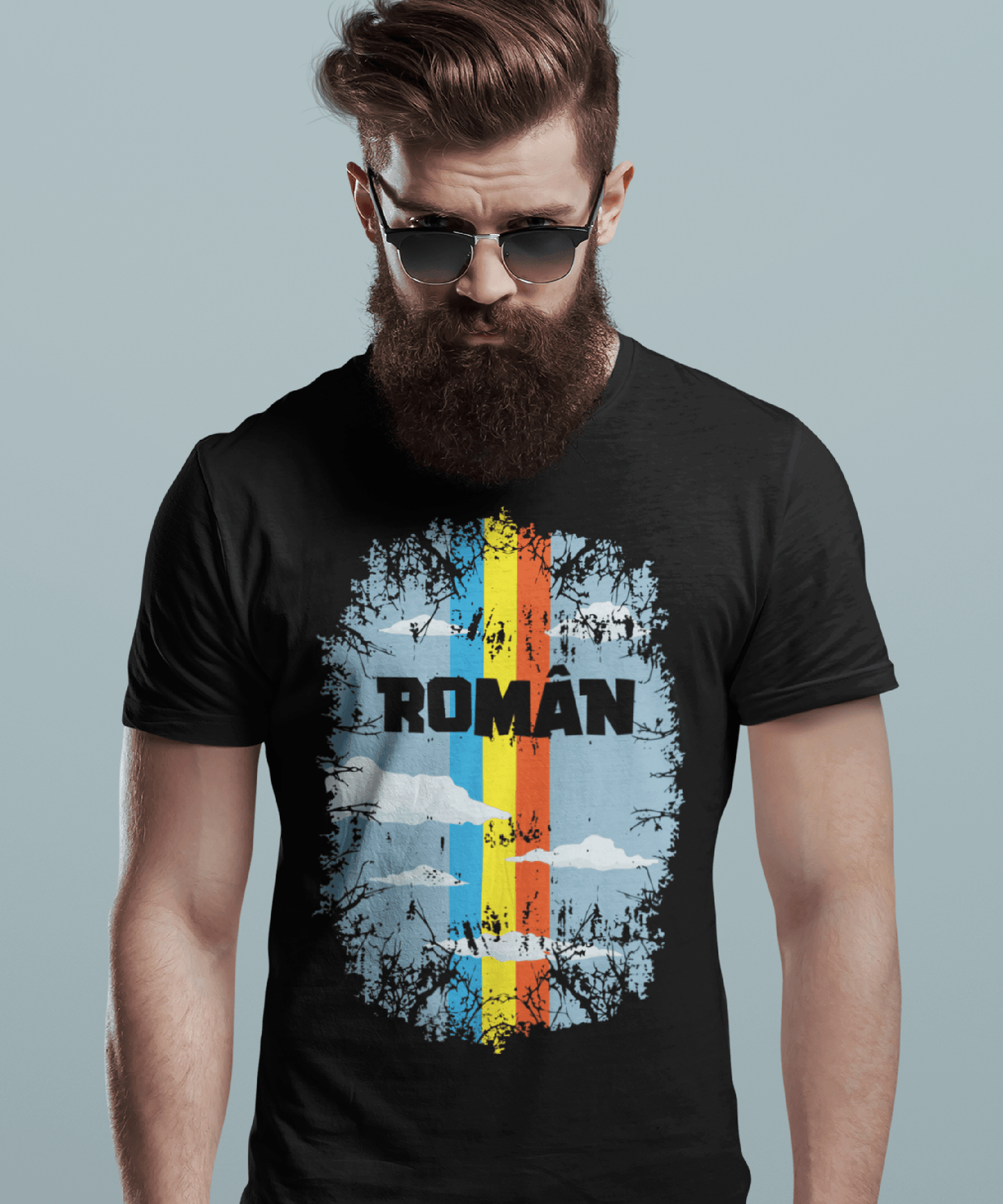 Sunt Român - Culorile României in Văzduh, Tricou Unisex Cadou pentru Patrioți