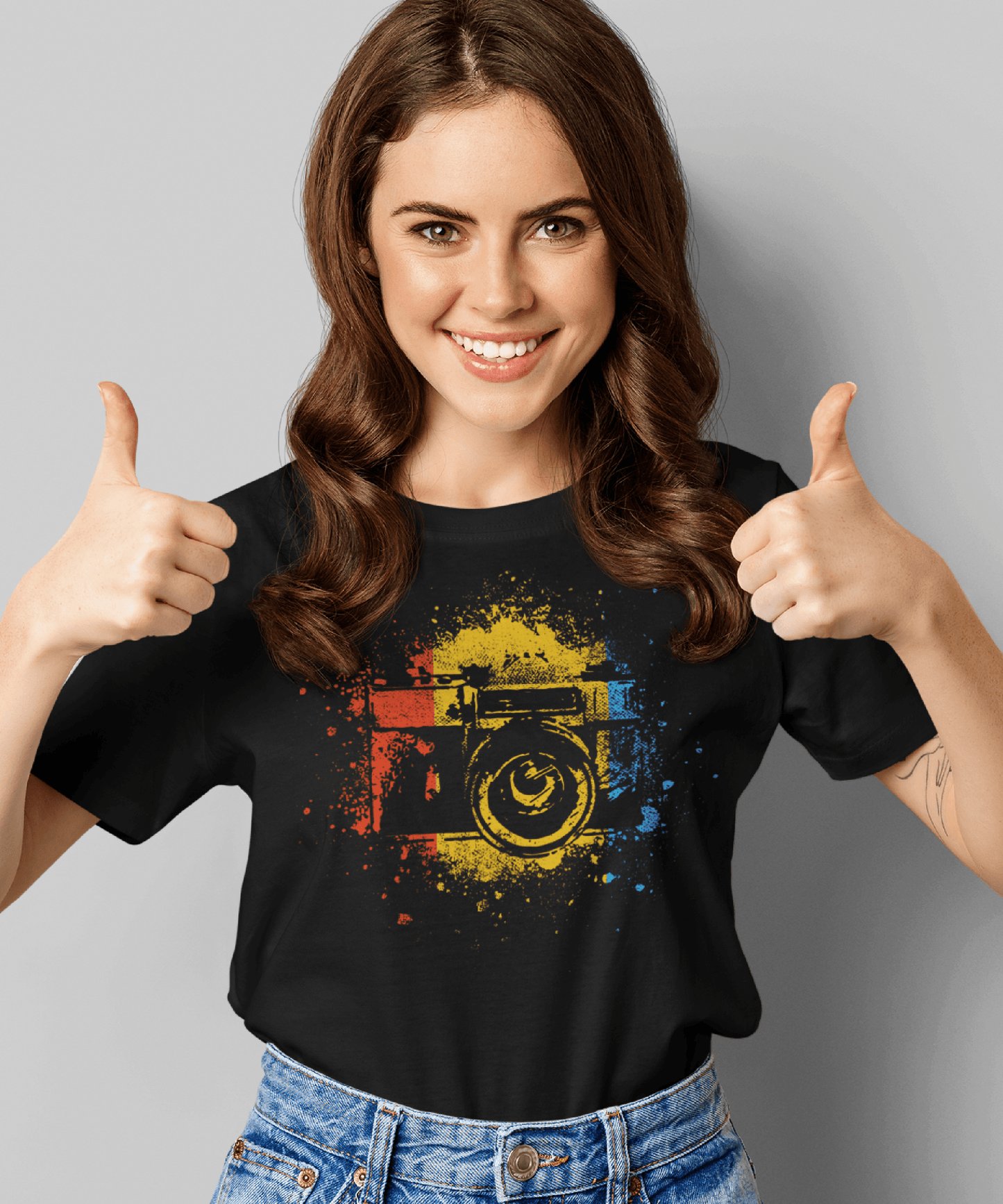 Sunt Român și Iubesc Fotografia, Cadou Pentru Fotografi și Videografi Tricou Unisex
