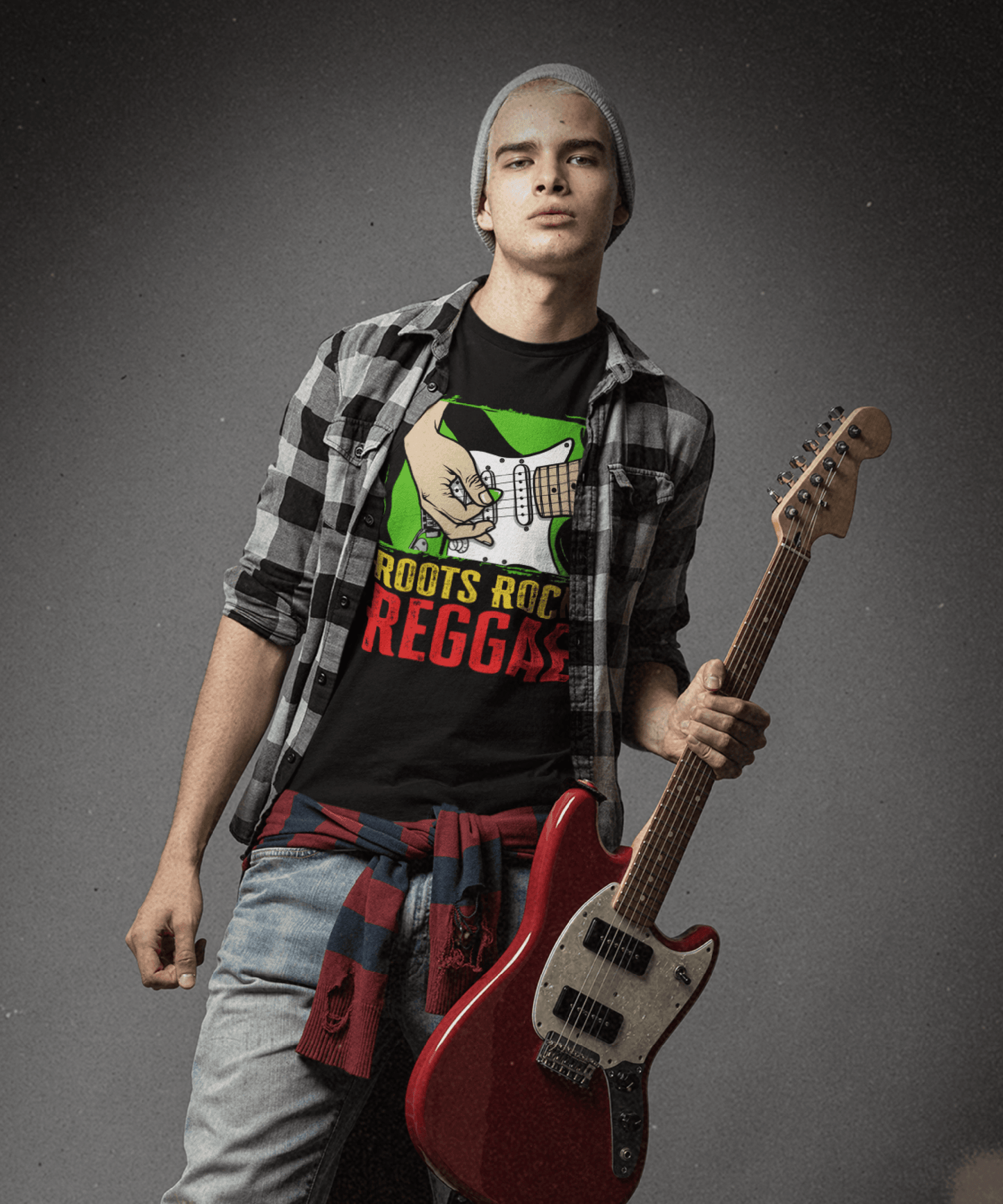 Roots Rock Reggae Chitarist, Cadou Pentru Iubitorii de Muzică Reggae Tricou Unisex