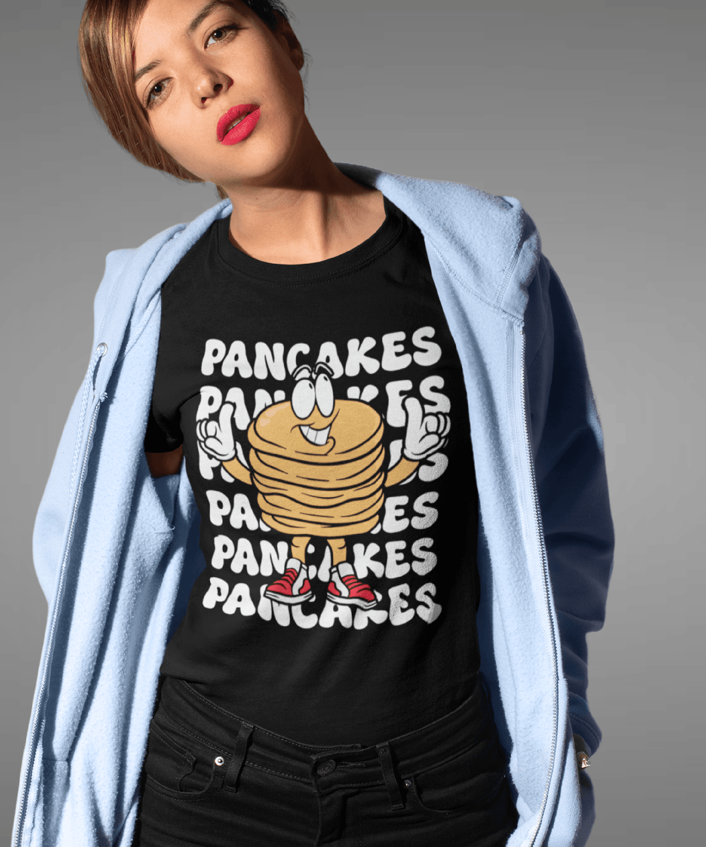 Pancakes - Clatite Cadou Pentru Iubitori De Dulciuri Tricou Unisex