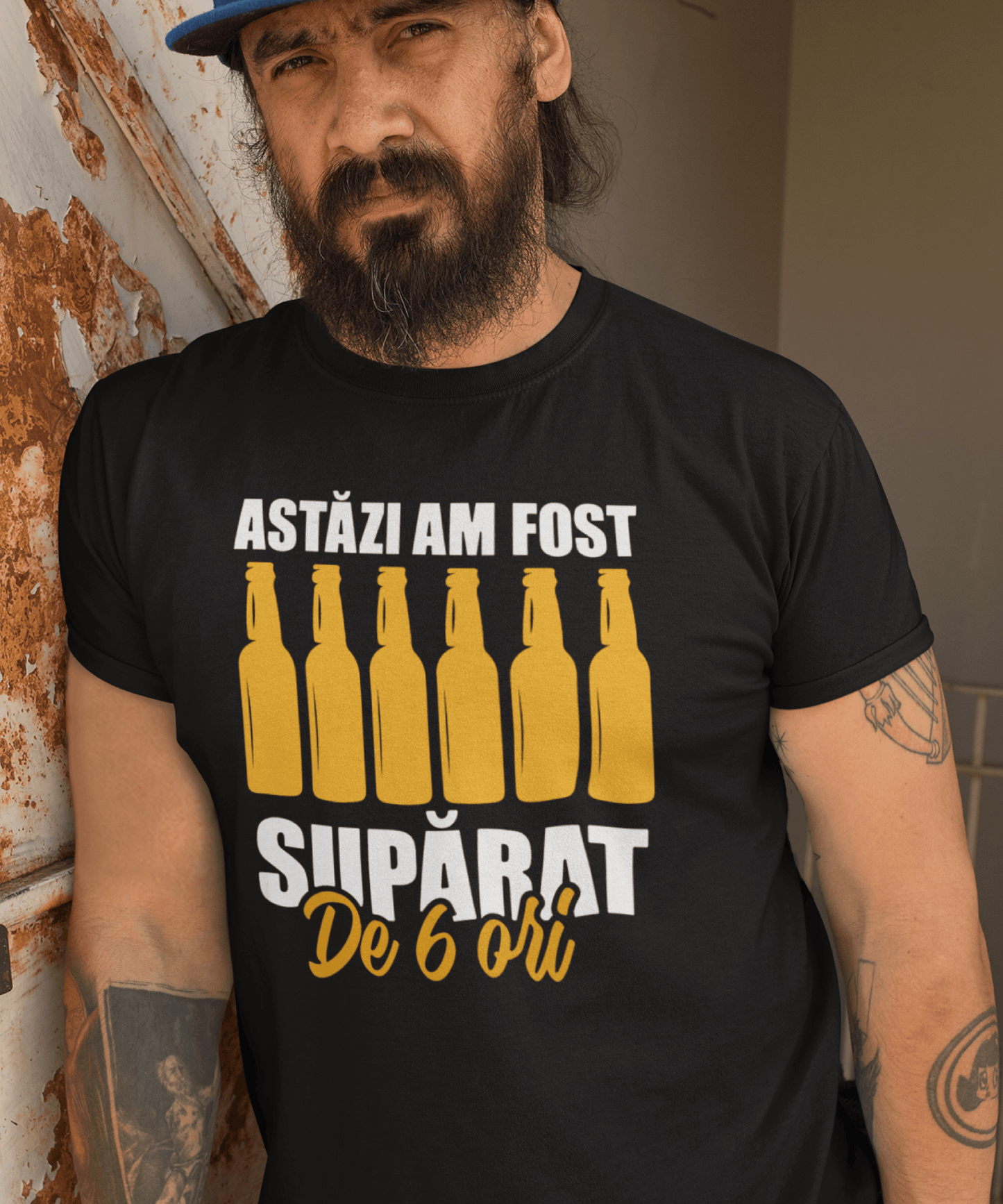 Astăzi Am Fost Supărat De 6 Ori, Cadou Pentru Iubitorii De Bere Tricou Unisex