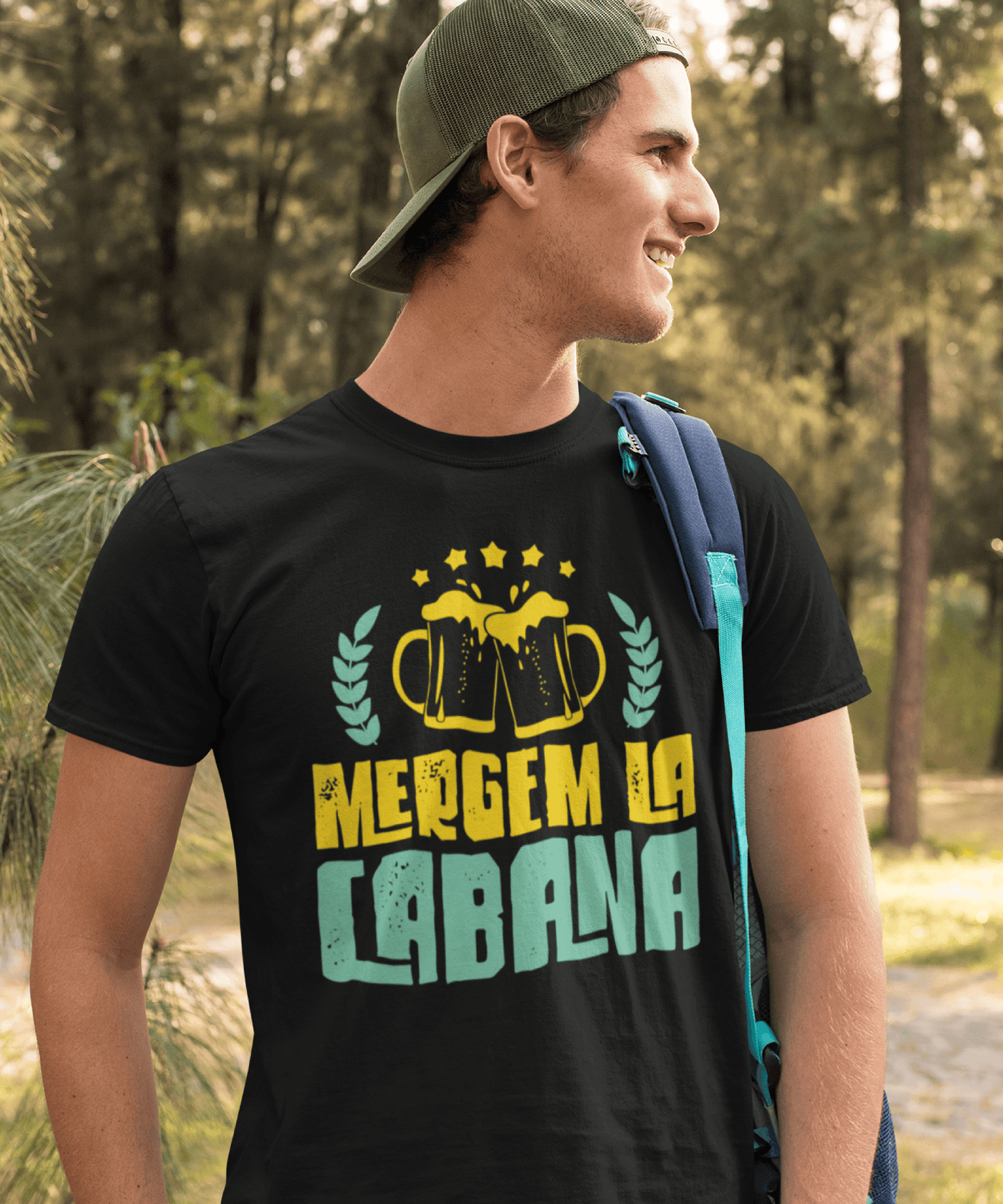 Mergem La Cabană, Cadou Pentru Tineri Petrecăreți În Natură Tricou Unisex