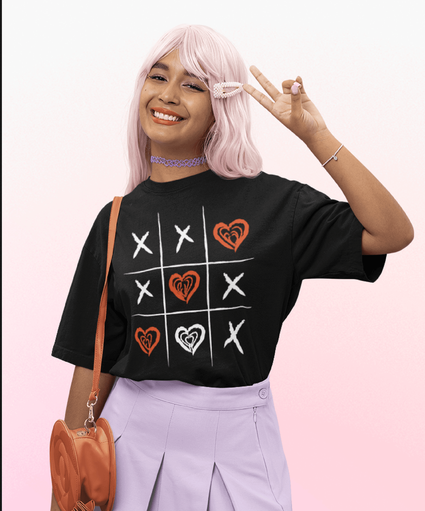 X și Zero sau Inimioară, Cadou Pentru Îndrăgostiți de Valentines Day Tricou Unisex