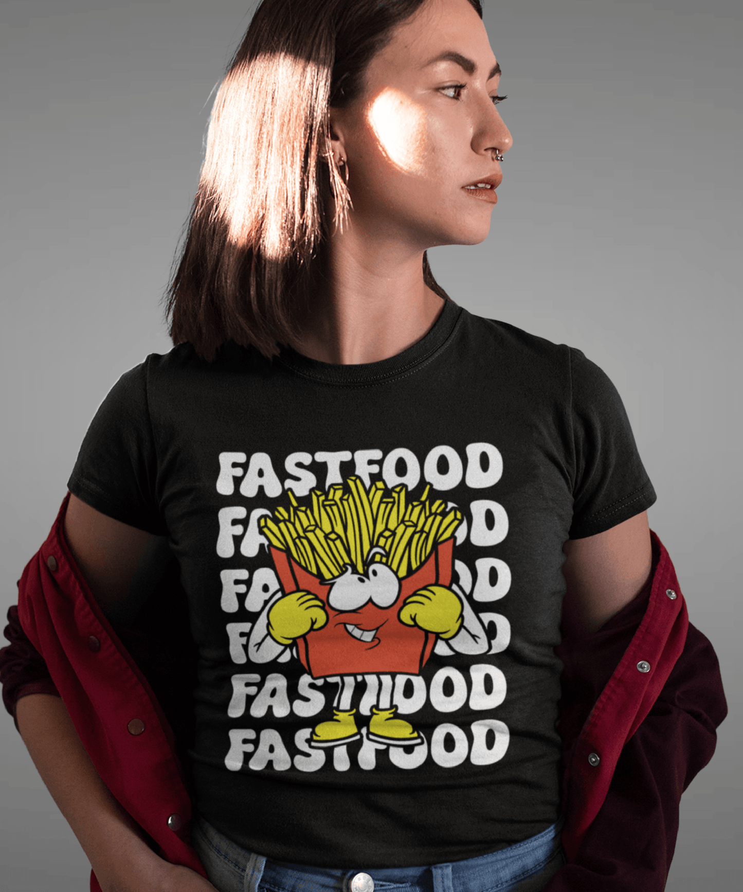 Cartofi Prajiti Iubitori De Fast Food Tricou Unisex