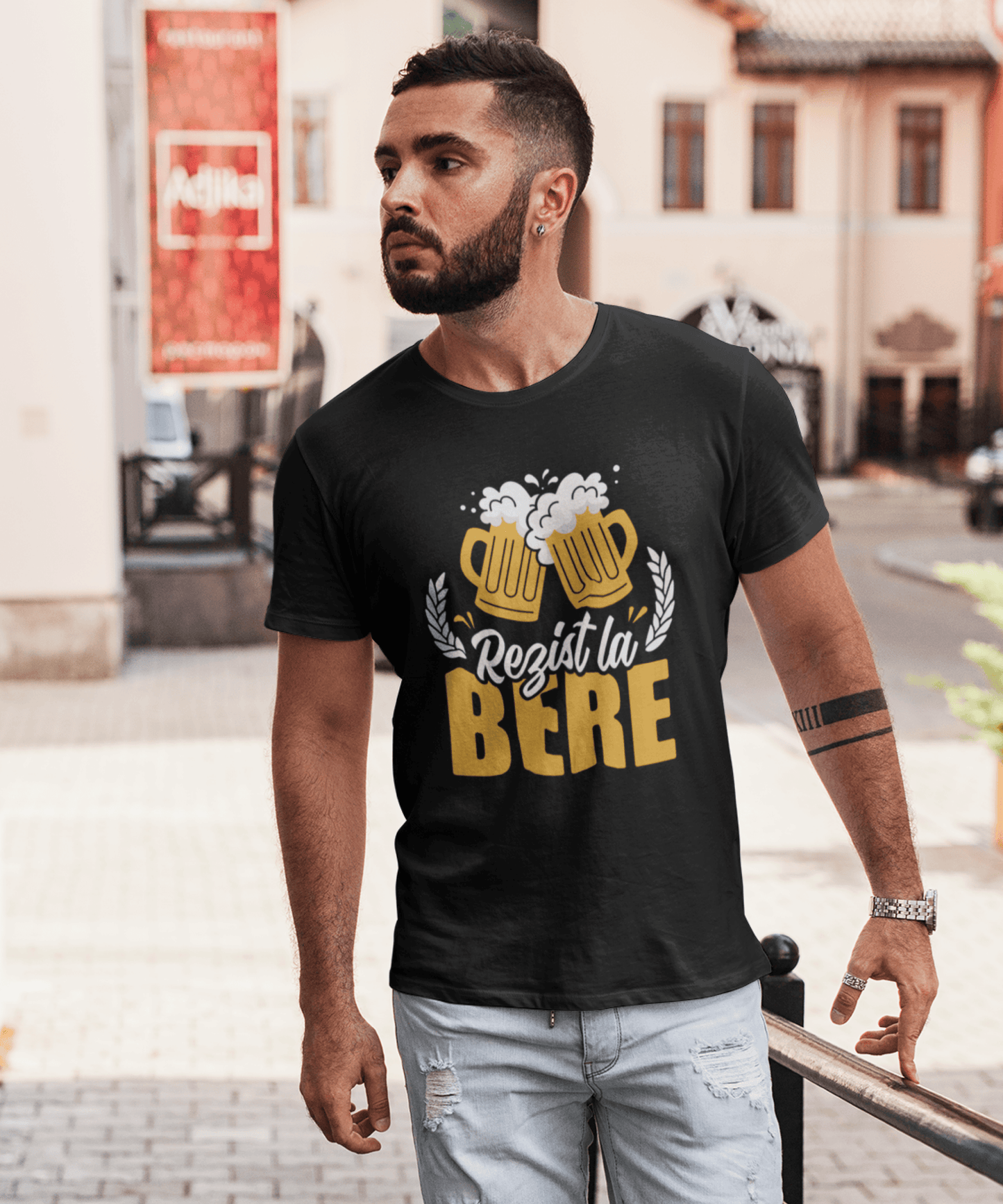 Rezist La Bere, Cadou Pentru Petrecăreți Tricou Amuzant