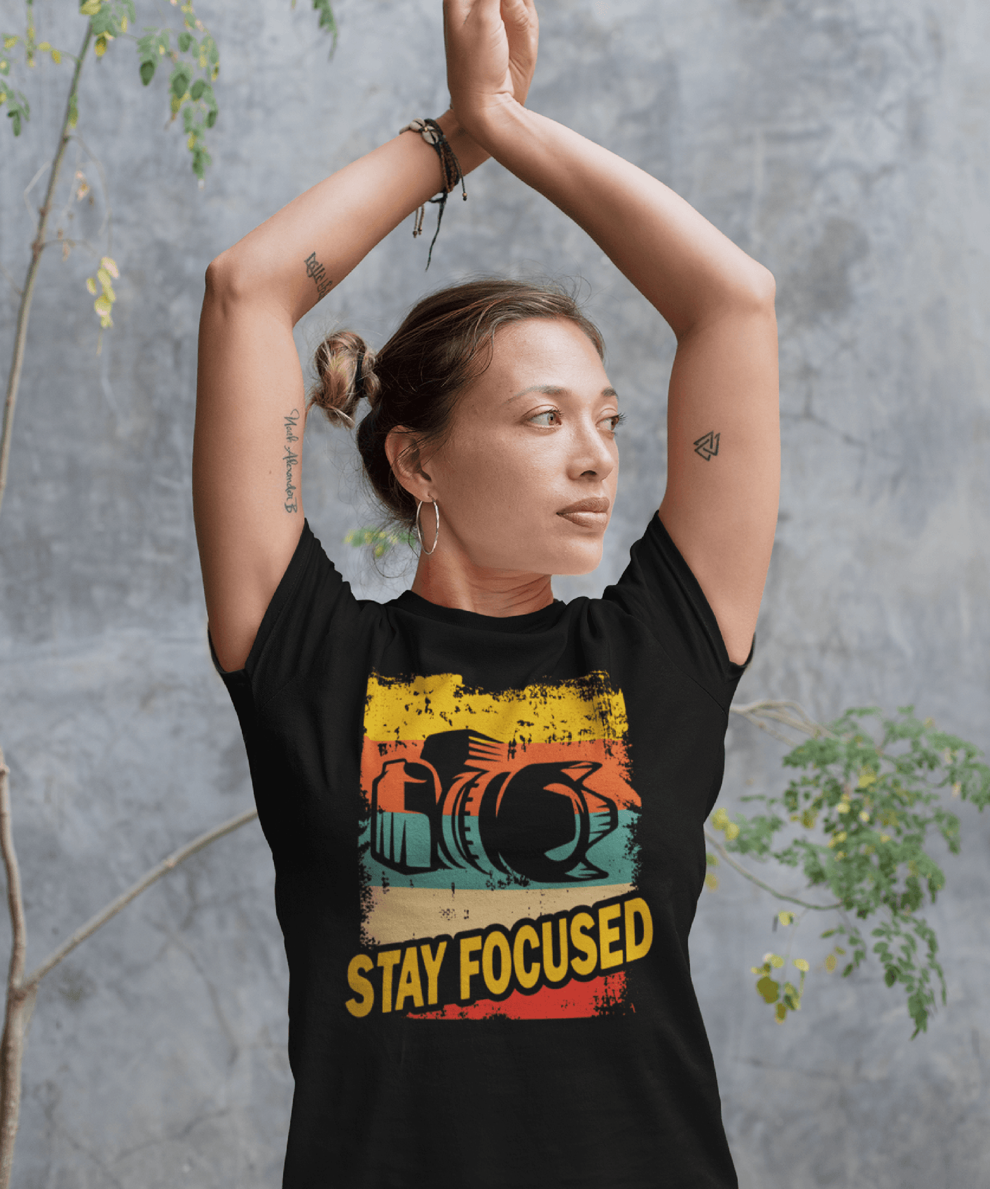 Stai Focusat, Cadou Pentru Fotografi și Iubitorii de Retro Tricou Unisex