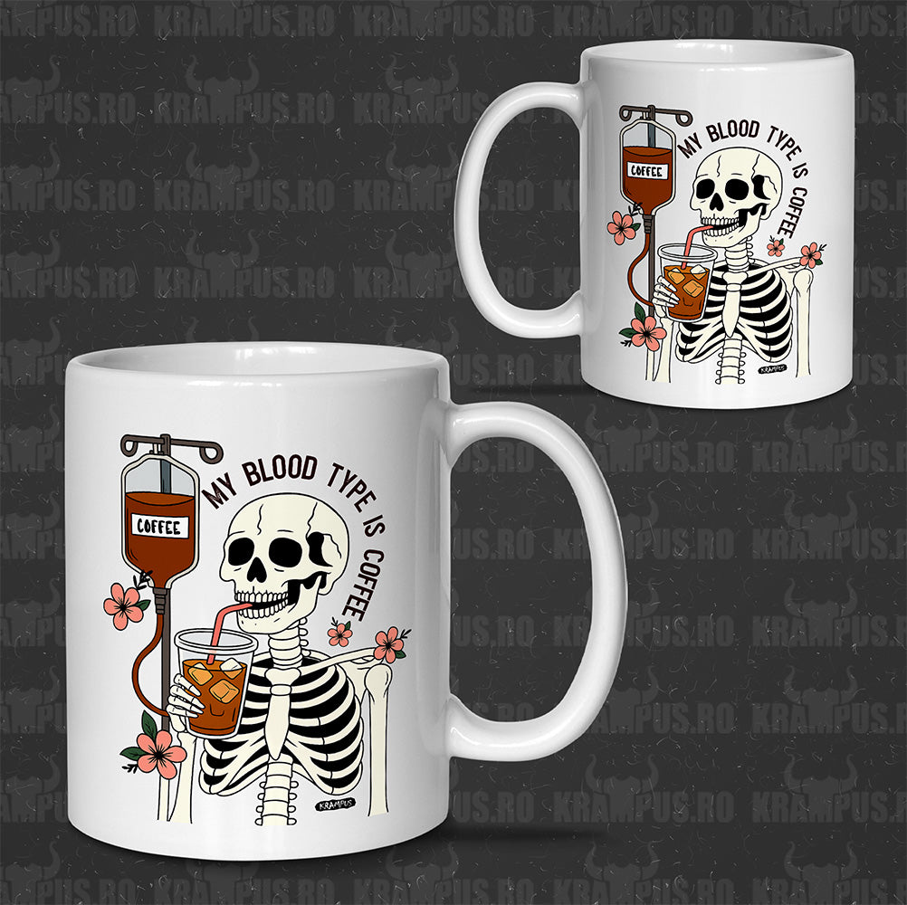 Cana Alba Ceramica - My Blood Type is Coffee