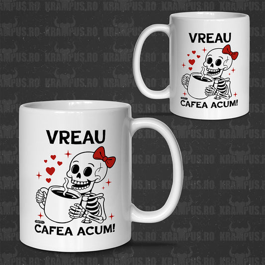 Cana Alba Ceramica - Vreau Cafea Acum