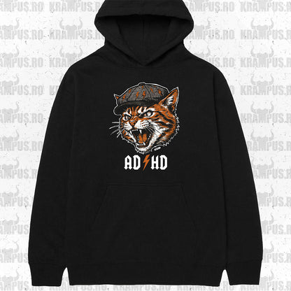 Hanorac ADHD Felina Pisica Rock