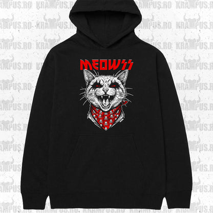 Hanorac Meowss Pisica Rock