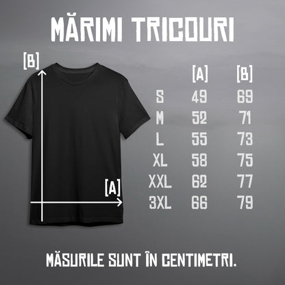 Tricou Negru Unisex Am Nervi