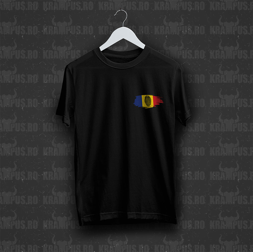 Tricou Romania Amprenta