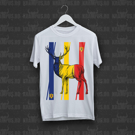 Tricou Romania Cerb Carpatin V2