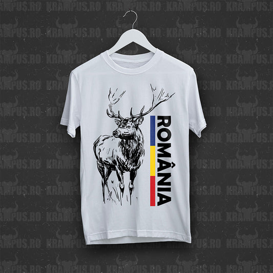 Tricou Romania Cerb Carpatin
