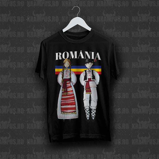 Tricou Romania Familie Traditionala