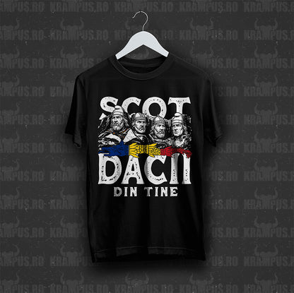 Tricou Negru Scot Dacii Din Tine